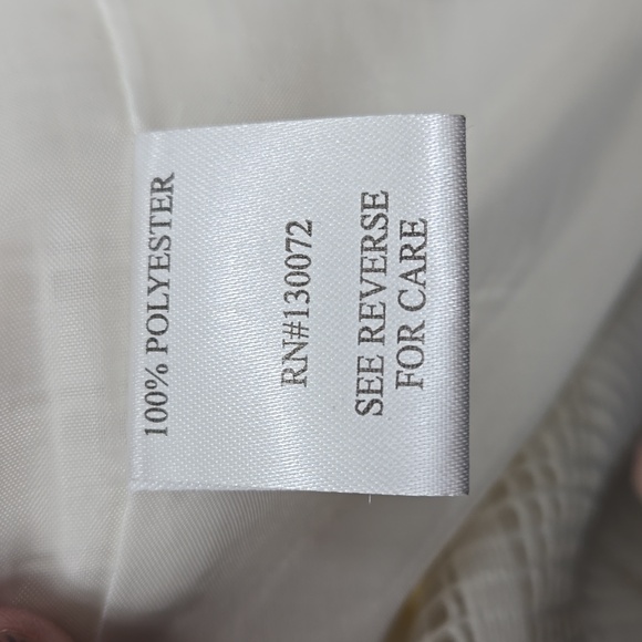 "KATE ROSY" Ivory Lined With Shoulder Pads Cropped Jacket Top Size Large - Picture 11 of 14